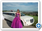 Prom night with a visit to Portsdown Hill for a few photos on the way the ideal car for you and your friends our Baby Bentley Limousine 