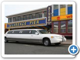 cheap hummer white town car limousine clarence pier