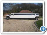cheap hummer white hummer sat on the drive waiting for you to get in and have some fun