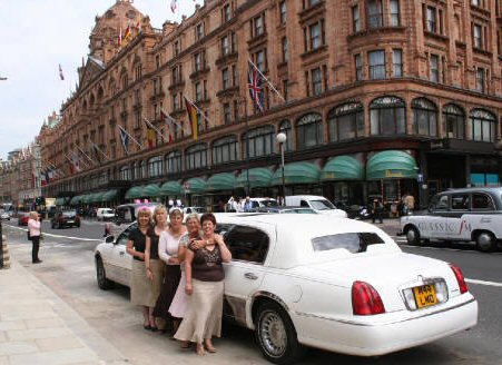 let cheap hummer hire take you shopping to harrods london